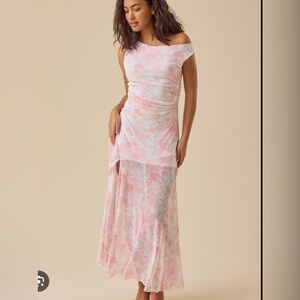 Altar'd State Pink Floral Dress